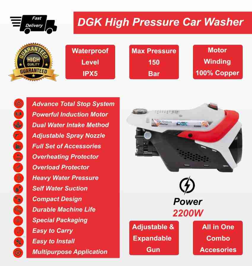 India's Highest Selling Pressure Washer, 150 Bar, Car Washer
