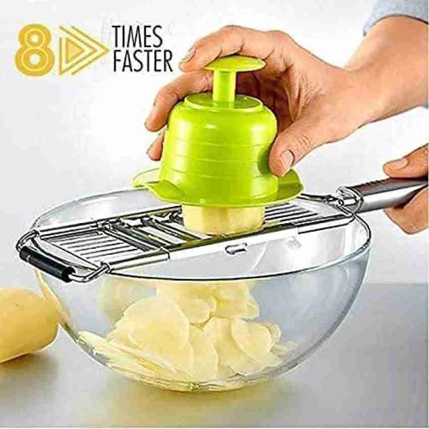 Premium Multipurpose Potato/Onion Slicer and Grater/Potato Slicer for Chips/Vegetable  Slicer Machine/Chips Cutter/