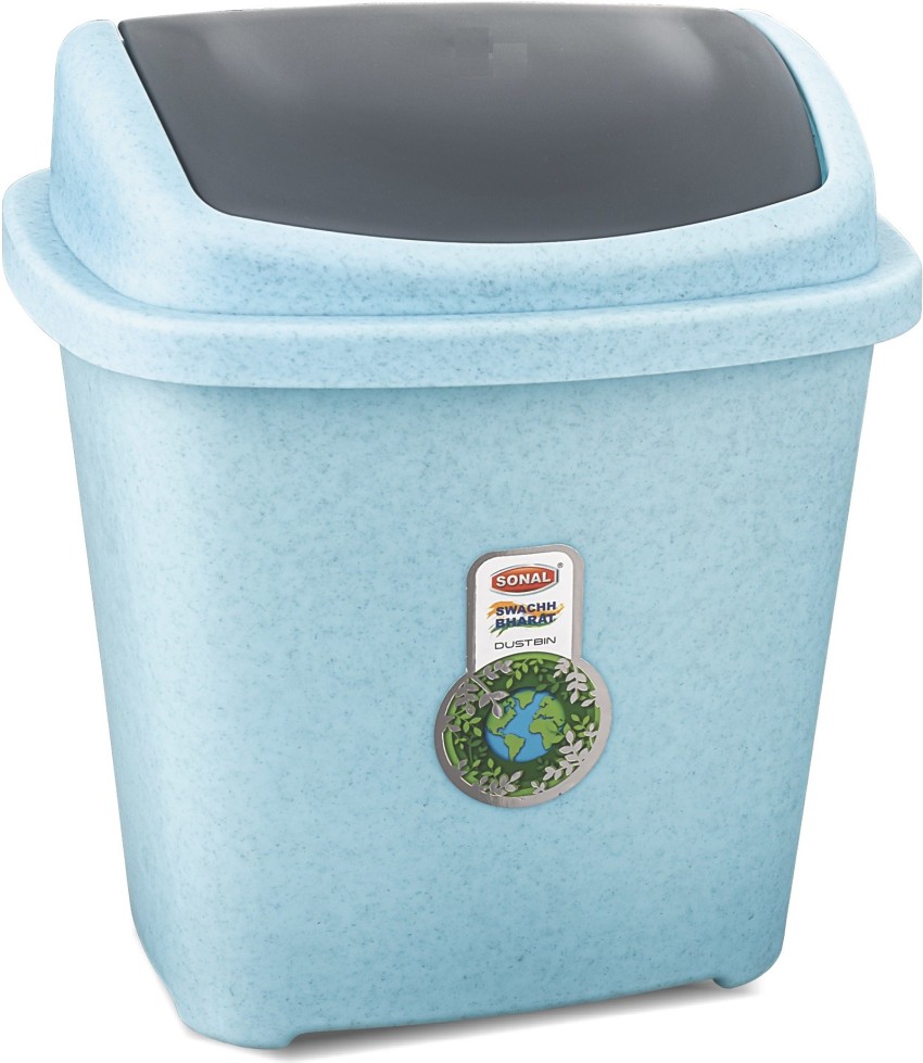 Foot Pedal Bin - 5 Litre Small Plastic Bathroom Garbage Waste Dustbin 5  Colours