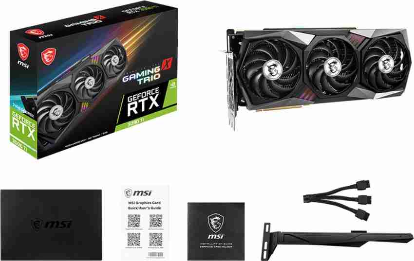 MSI NVIDIA RTX 3090 Ti GAMING X TRIO 24G 24 GB GDDR6X Graphics 
