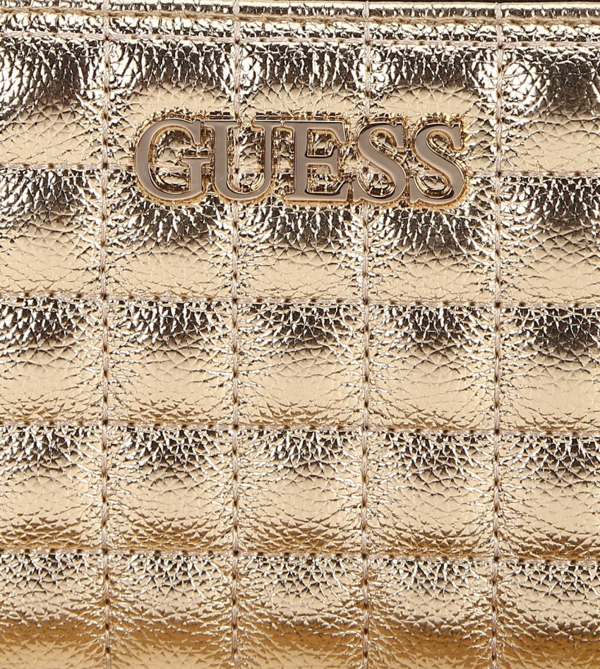 Guess hot sale gold clutch