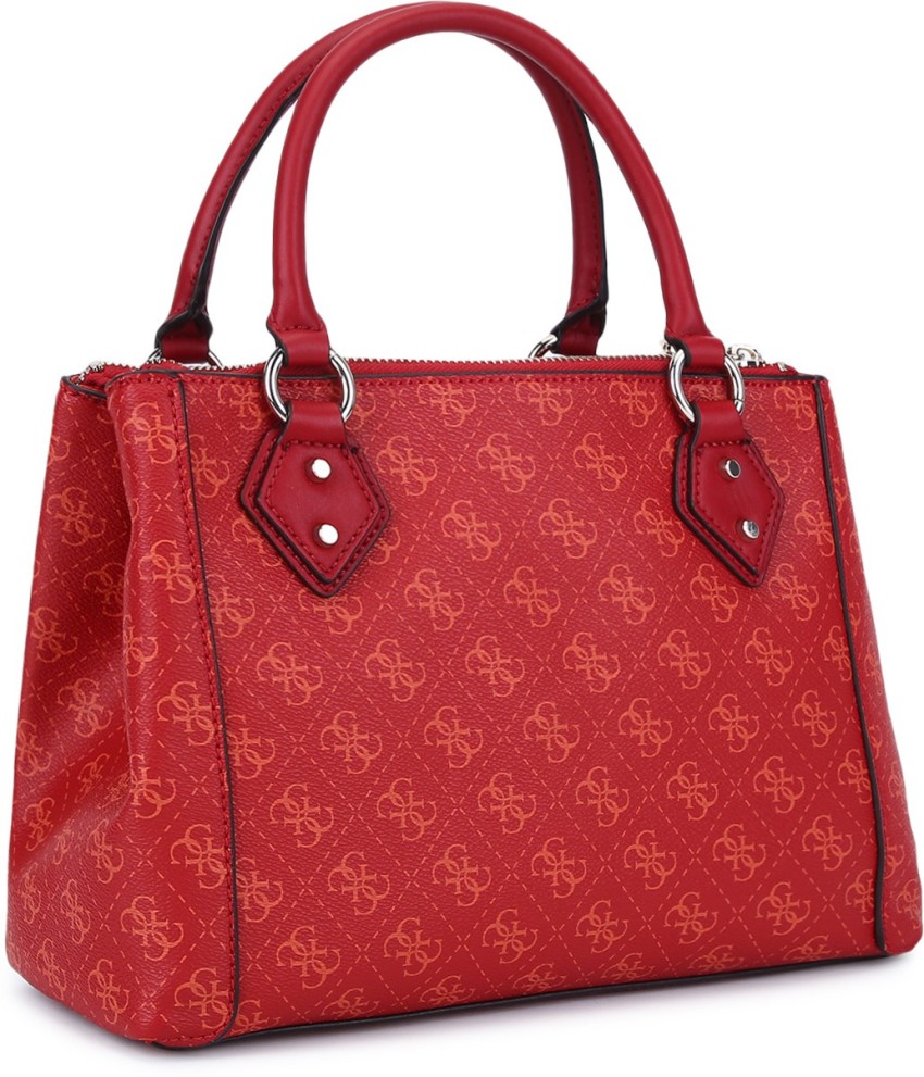 Handbag GUESS Red in Polyester - 19836386