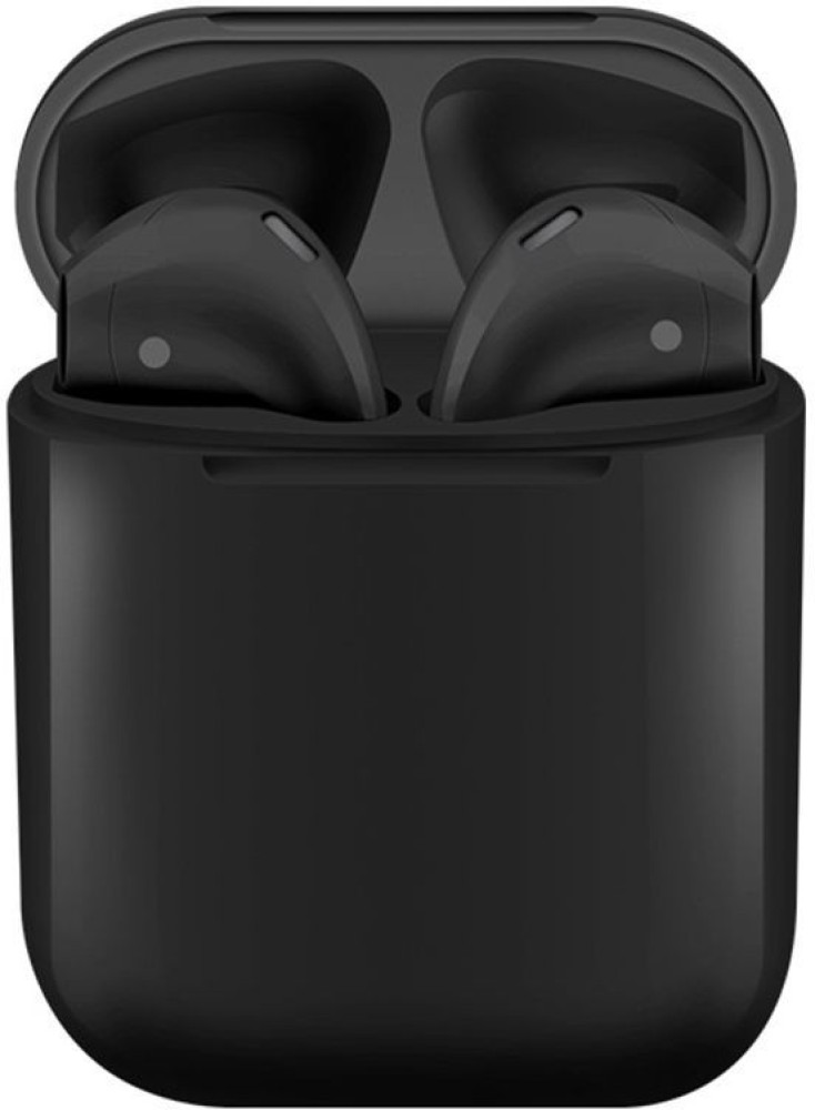 GadgetX i12 black noise cancellation earbuds Bluetooth Headset