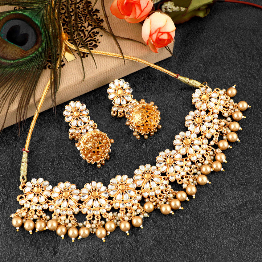 MANSIYAORANGE Alloy Gold plated Gold Jewellery Set Price in India Buy MANSIYAORANGE Alloy Gold plated Gold Jewellery Set Online at Best Prices in India Flipkart