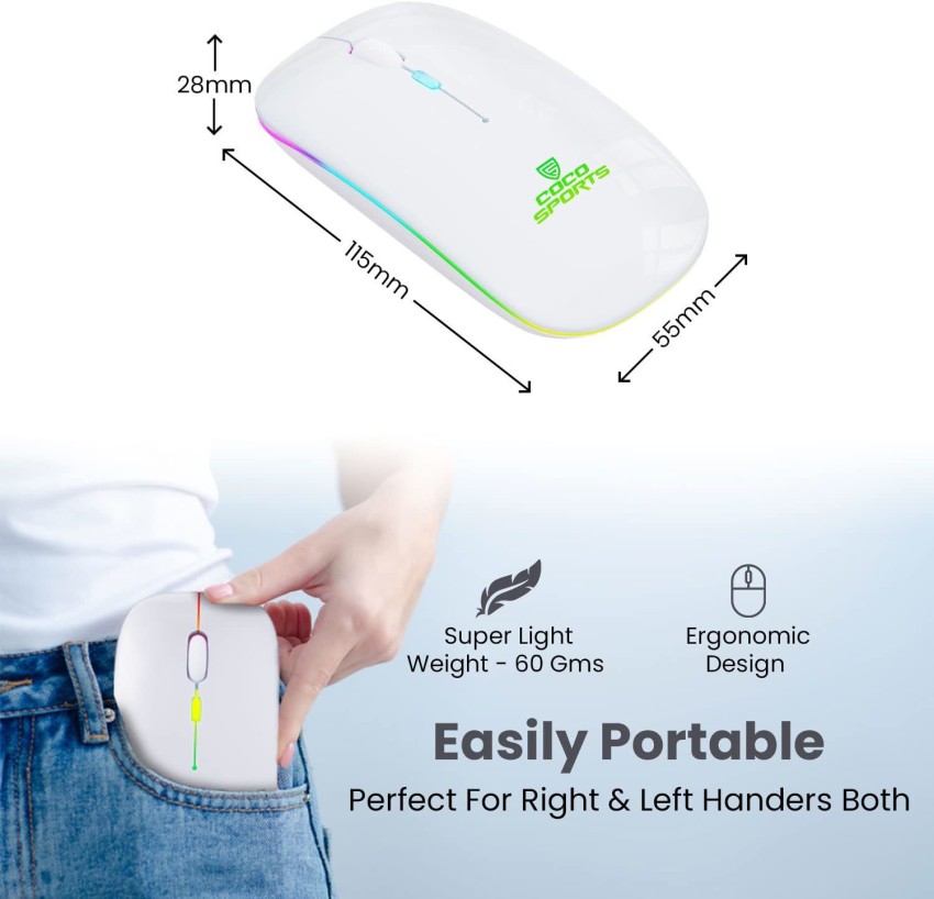 Tobo Ergonomic Vertical Wireless Rechargeable 2.4GHz Optical