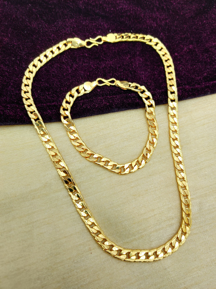 Mens chain and bracelet set hotsell