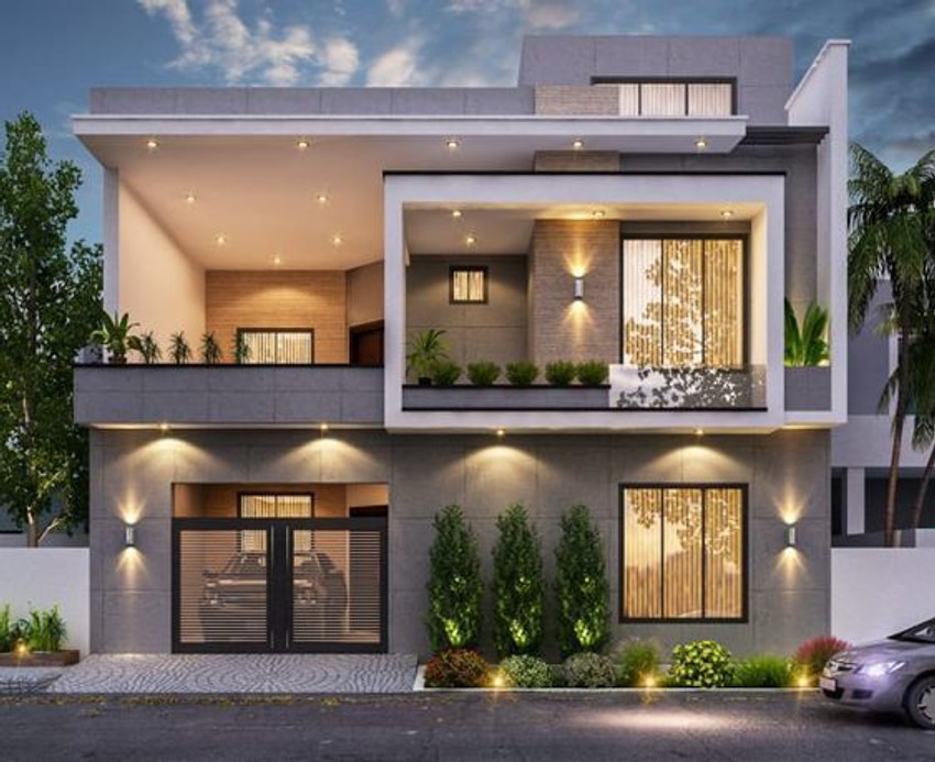 House deals elevation lights