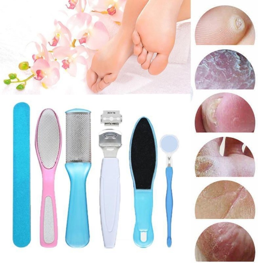 2pc Metal Foot File Scraper Pedicure Callus Remover Scrubber Hard