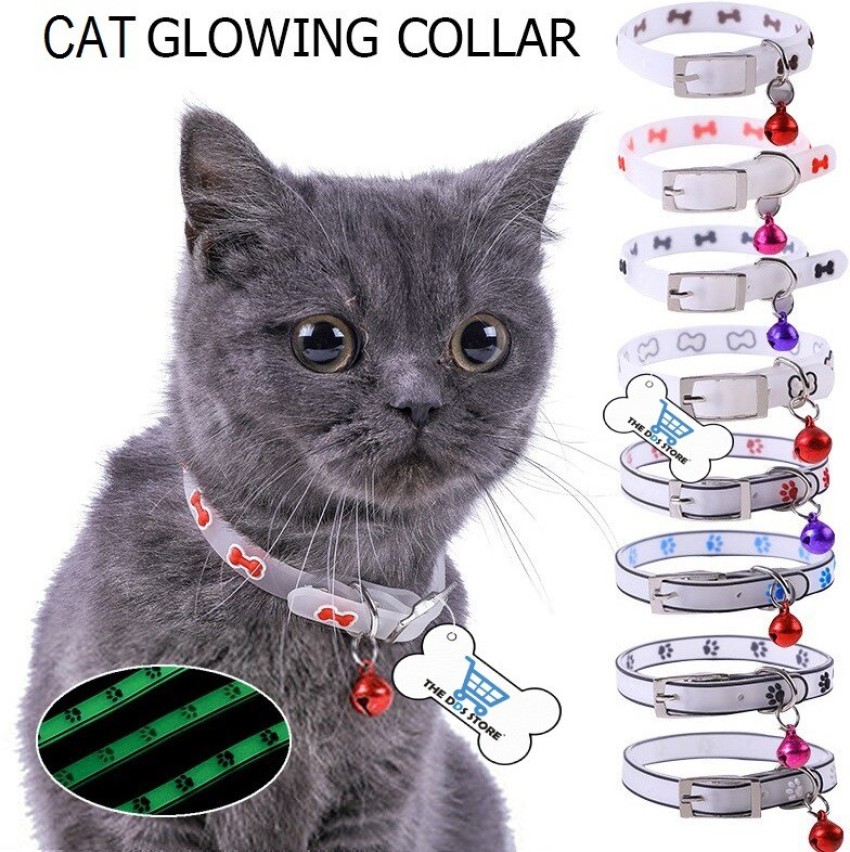 Reflective Adjustable Cat Collar with Bell