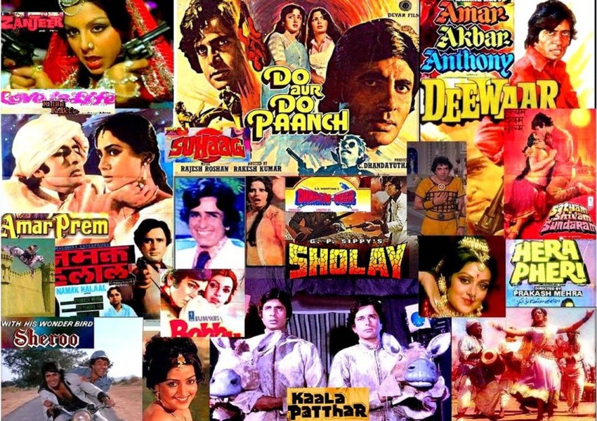 Poster Bollywood Vintage Movie Poster Wall Poster sl1490 (13x19 Inches,  Matte Paper, Multicolor) Fine Art Print - Art & Paintings posters in India  - Buy art, film, design, movie, music, nature and