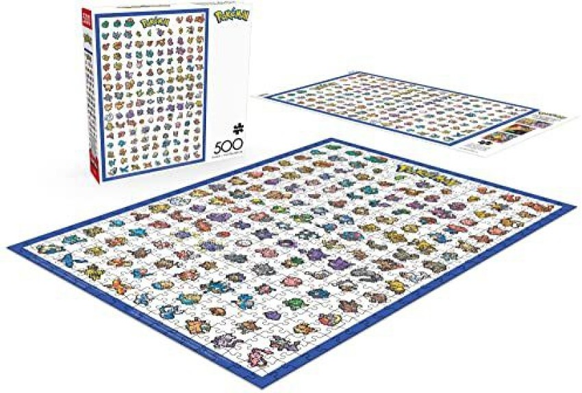 Buffalo Games Retro Pixel Pokemon Chart - 500 Piece Jigsaw Puzzle - Retro  Pixel Pokemon Chart - 500 Piece Jigsaw Puzzle . Buy Jigsaw Puzzles toys in  India. shop for Buffalo Games products in India.