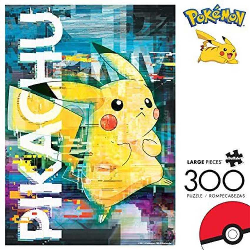  Buffalo Games - Pokemon - Pikachu Summer Pattern - 300 Large  Piece Jigsaw Puzzle : Toys & Games