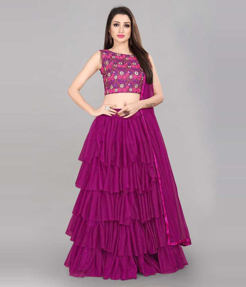JAYMOGAL FASHION Self Design Semi Stitched Lehenga Choli Buy