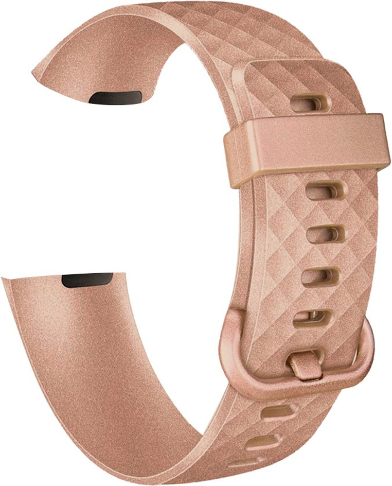 CellFAther Silicone Replacement band Strap For Fitbit Charge 4 3