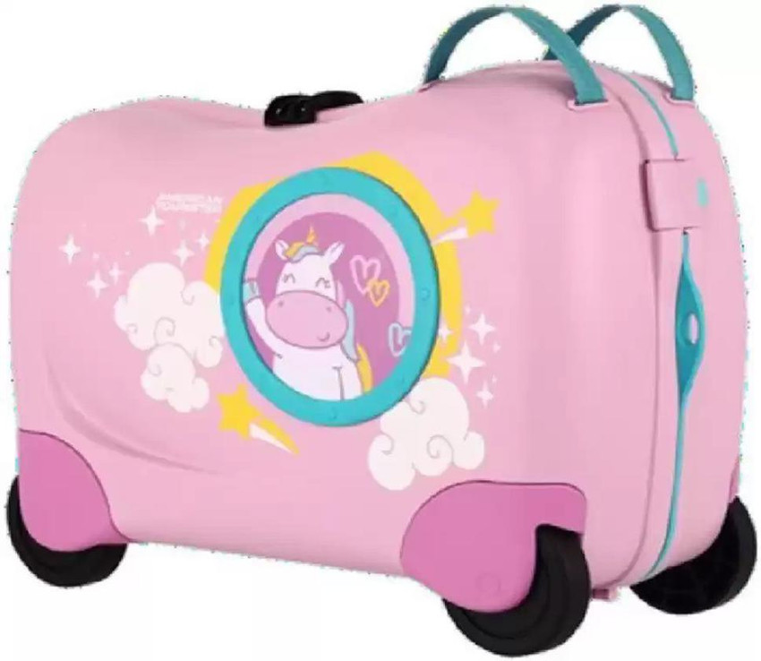 AMERICAN TOURISTER Amt Skittle Unicorn kids Luggage Cabin Suitcase 4 Wheels 16 inch Unicrn pink Price in India Flipkart