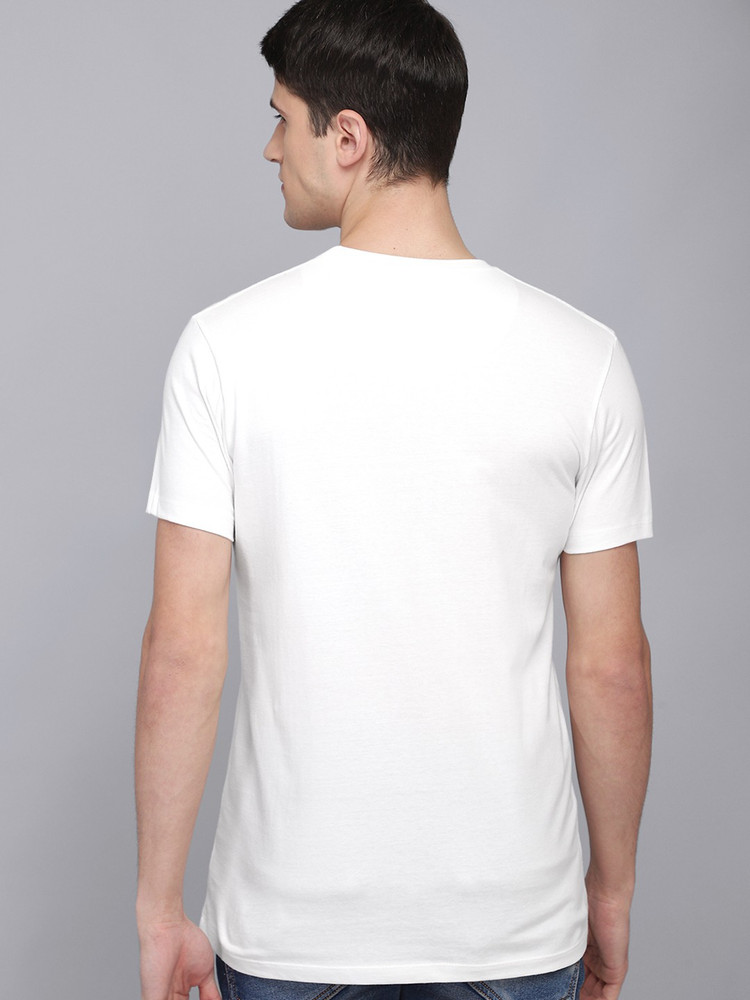 Pink Floyd By Free Authority Graphic Print Men Round Neck White T