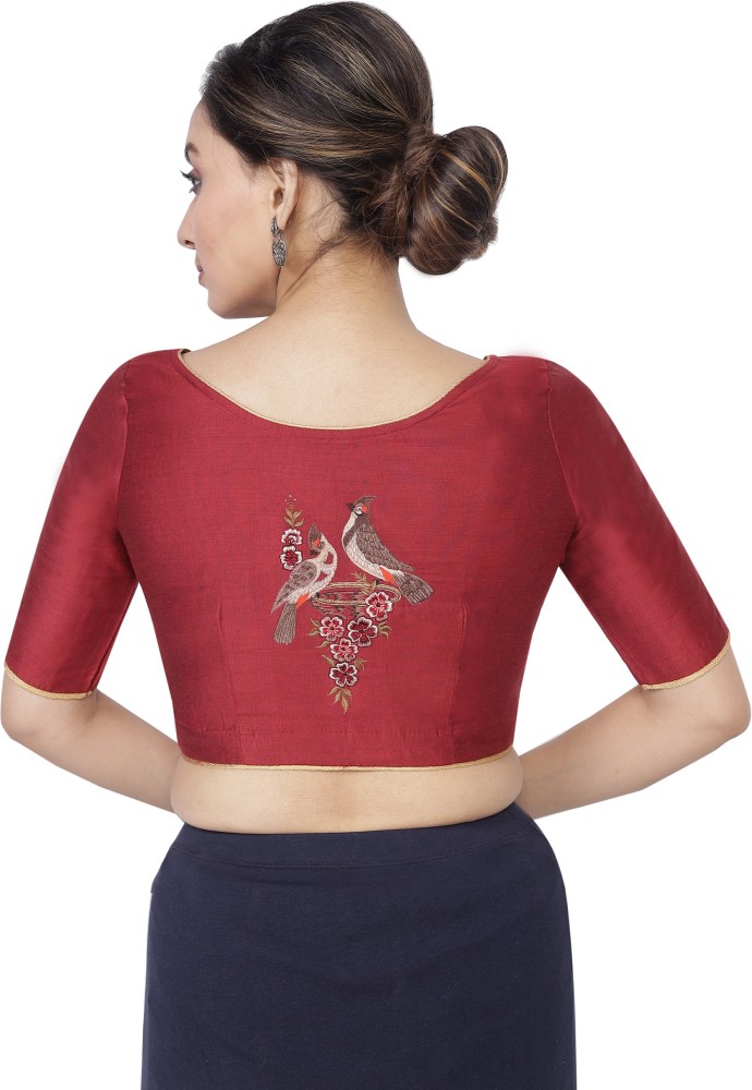 Rene Boat Neck Women Blouse - Buy Rene Boat Neck Women Blouse Online at  Best Prices in India