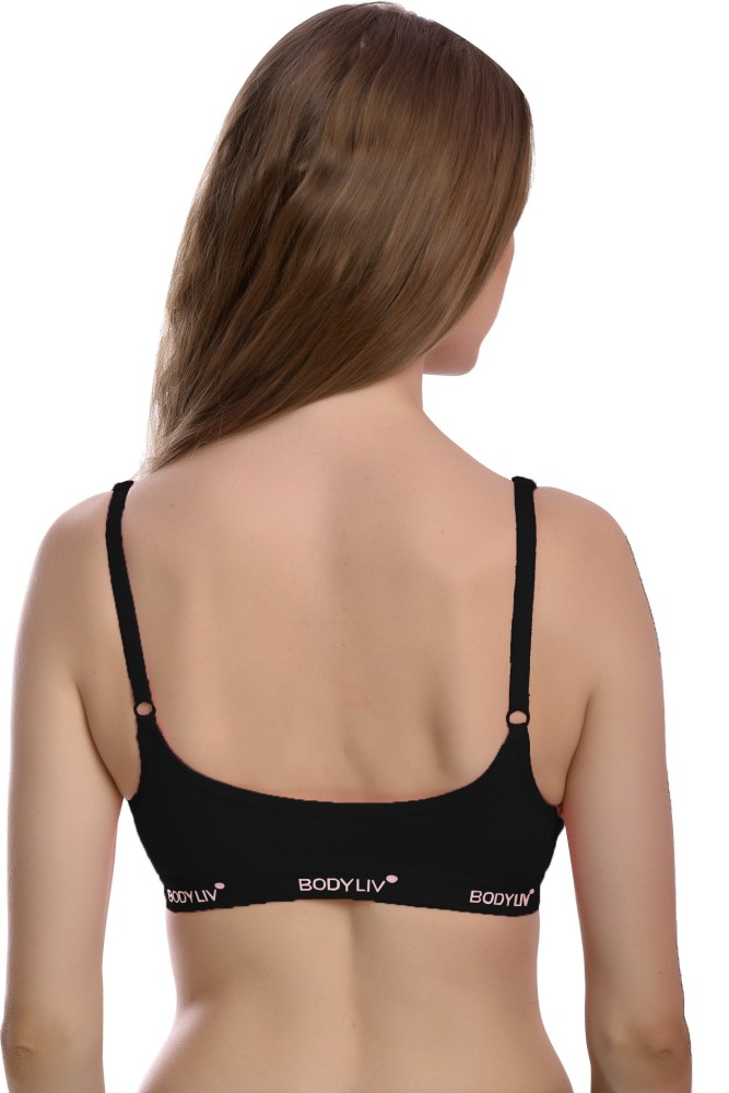 Buy Body Liv Front Open Single Hook Seamless Bra (34, Black) Online at Best  Prices in India - JioMart.