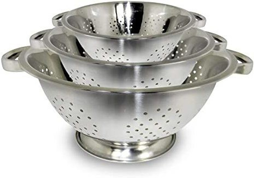 KARFE Karfe stainless Steel Colander Strainer 18 24 28 CM with