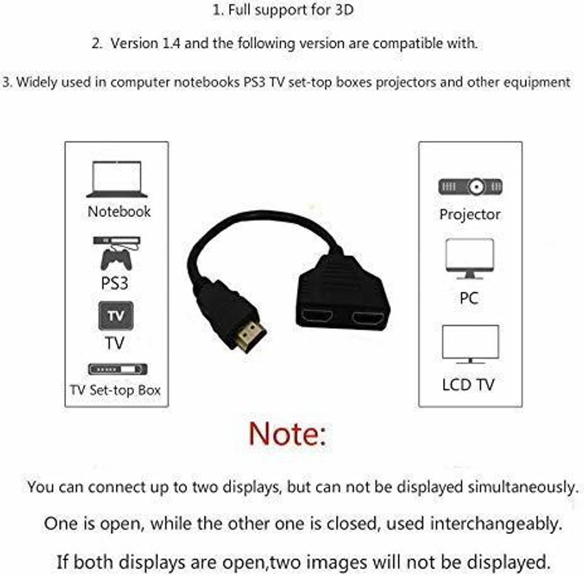 Y hdmi splitter cheap