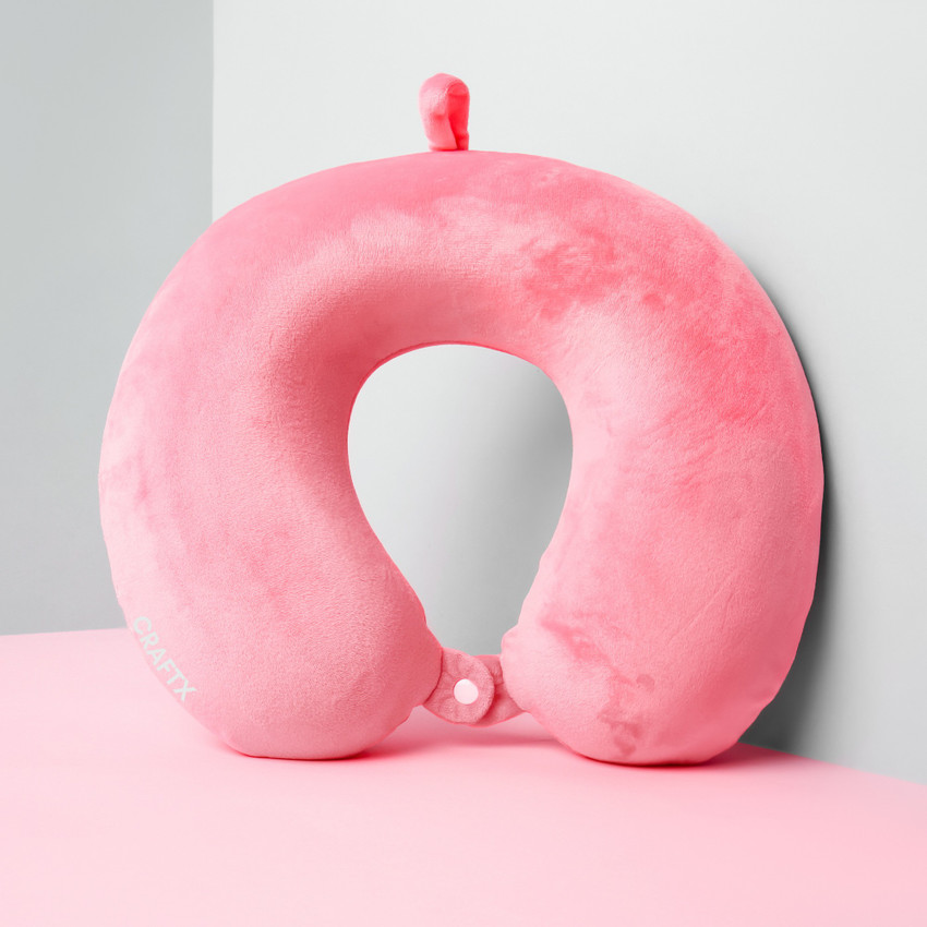 craftx Travel Pillow Best Memory Foam Neck Pillow Head Support