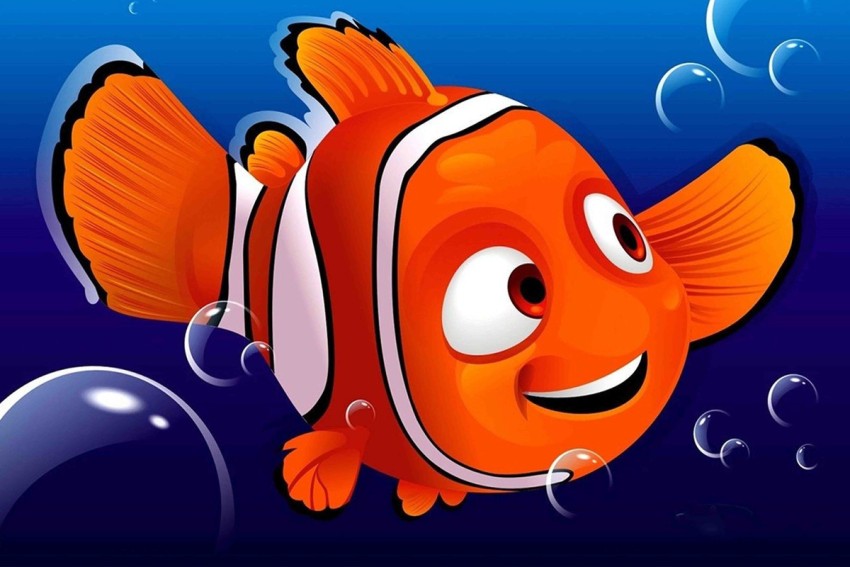 Nemo Fish Cartoon- Cartoon Poster -High Resolution - 300 GSM