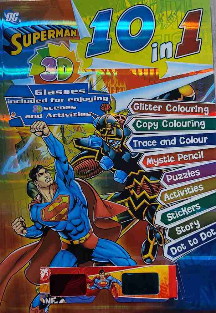 Comic Book Dots Superman