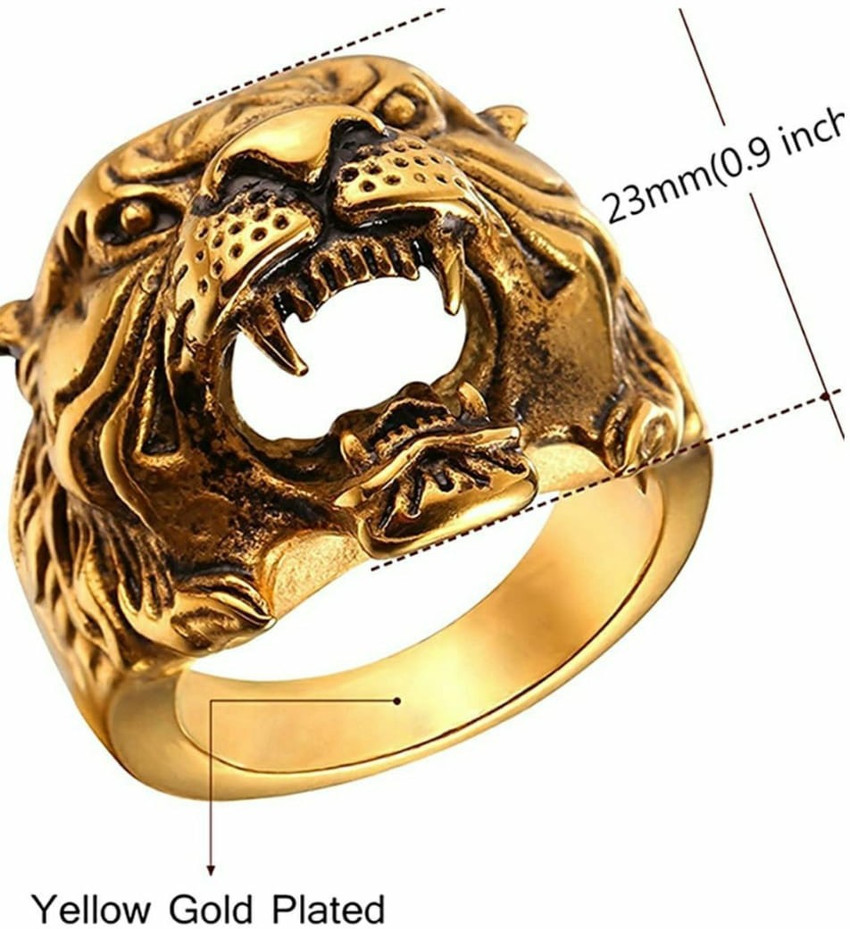 PATHAYAM stainless steel golden tiger ring, hip hop rings, animal ring Stainless Steel Gold Plated Ring Price in India - Buy PATHAYAM stainless steel golden tiger ring, hip hop rings, animal ring PATHAYAM stainless steel golden tiger ring, hip hop rings, animal ring Stainless Steel Gold Plated Ring Price in India - Buy PATHAYAM stainless steel golden tiger ring, hip hop rings, animal ring