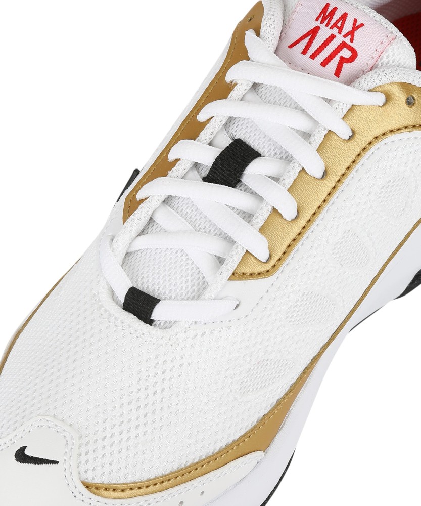 Air max dia cheap white/black/metallic gold women's shoe