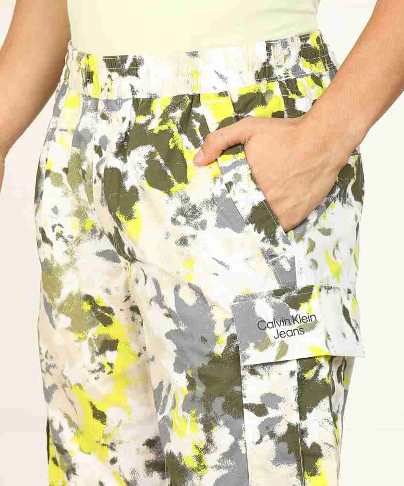 Calvin Klein Jeans Printed Men Multicolor Cargo Shorts Buy