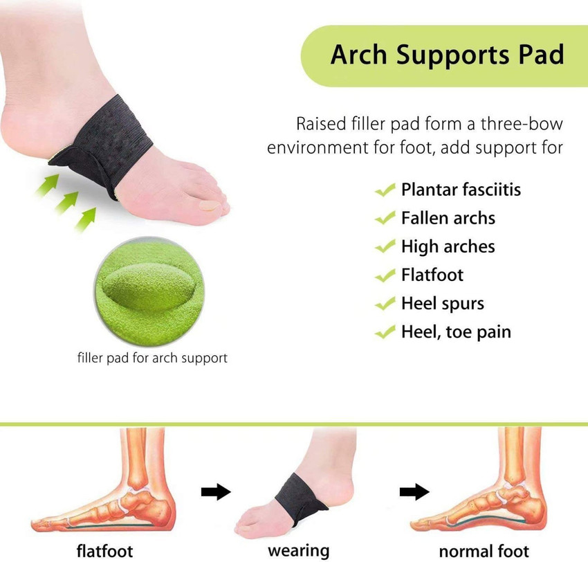 Hoopoes Strutz Arch Pad band Feet Bandage High arch Pain Relief