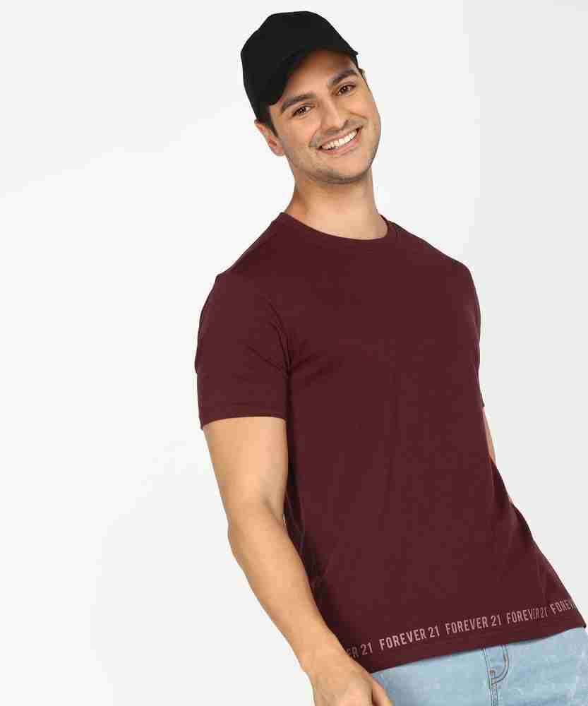 Maroon top forever 21 top