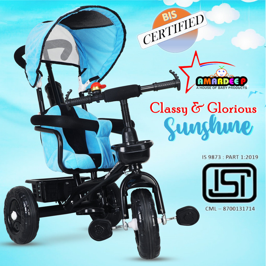 AMARDEEP Sunshine Blue Tricycle Price in India Buy AMARDEEP