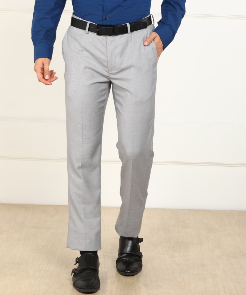 ARROW Premium Slim Fit Men Grey Trousers - Buy ARROW Premium Slim Fit Men  Grey Trousers Online at Best Prices in India