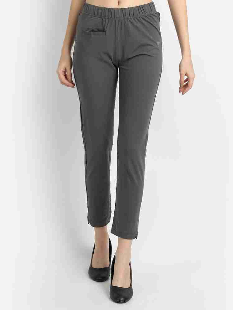 Baano Regular Fit Women Grey Trousers - Buy Baano Regular Fit Women Grey  Trousers Online at Best Prices in India
