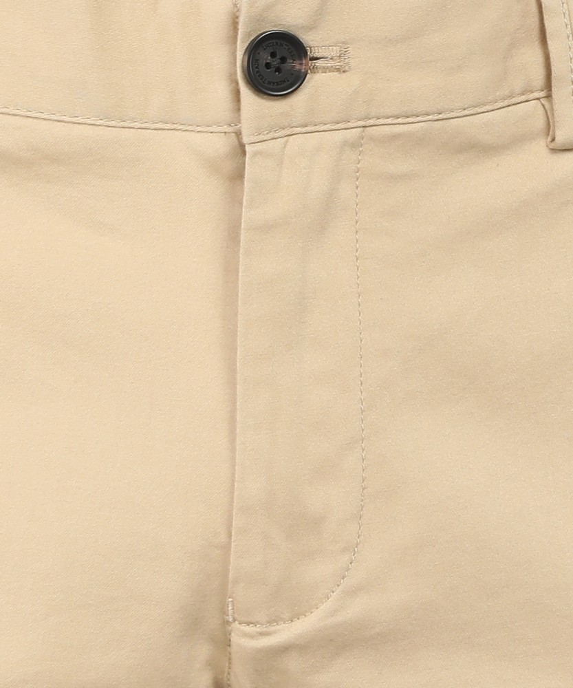 PARX Tapered Men Khaki Trousers  Buy PARX Tapered Men Khaki Trousers  Online at Best Prices in India  Flipkartcom
