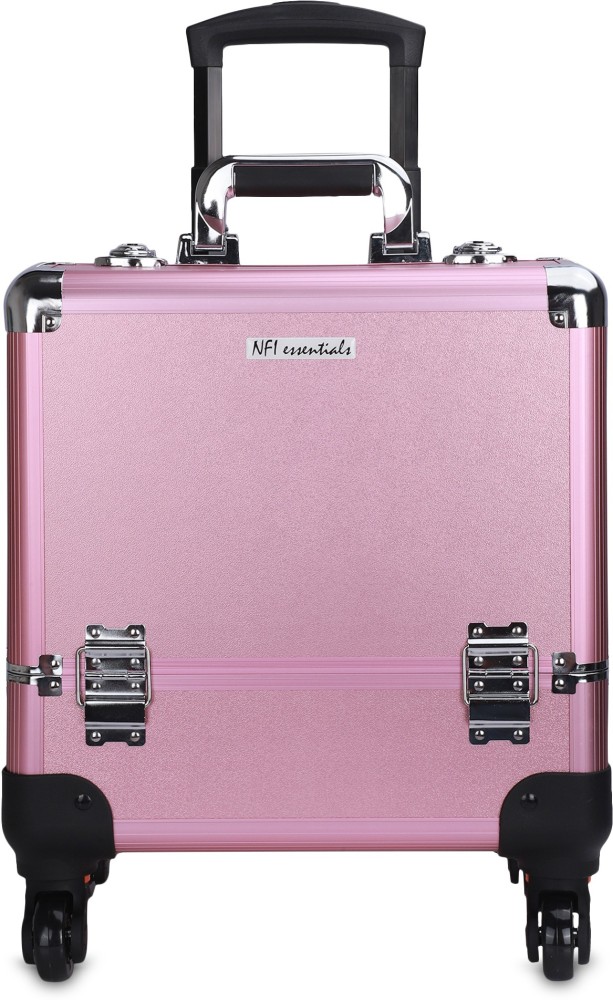 Women Professional Metal Makeup Suitcase Makeup Box Organizer Beauty Cosmetic  Bag Beautician Storage Box Portable Cosmetic Case | Catch.com.au