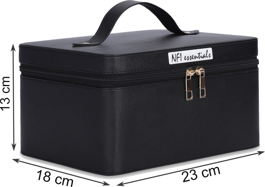 TOURTIER Cute Large Cosmetic Travel Makeup Bag for Women & Men Makeup Case  Professional Cosmetic Train Case Organizer with Adjustable Dividers For  Make up, Jewelry, Toiletries, Shaving Kit Vanity Box Price in