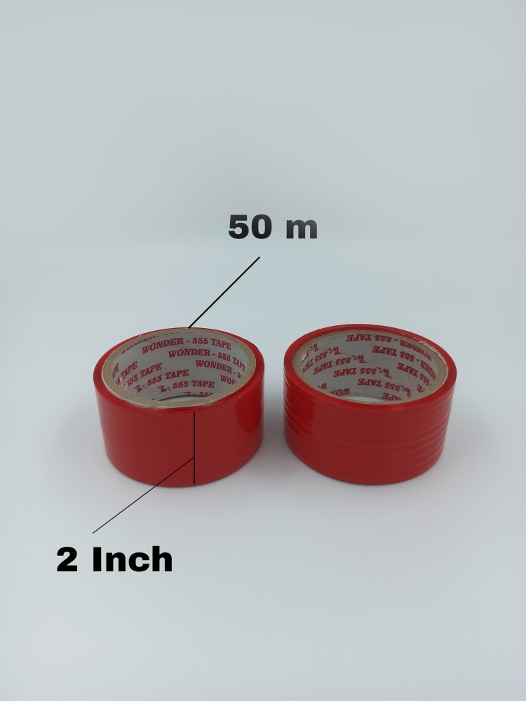 Bapna High Strength Double Side Tissue Tape (White, 24 mm, 1-Inch Width x  50 m)