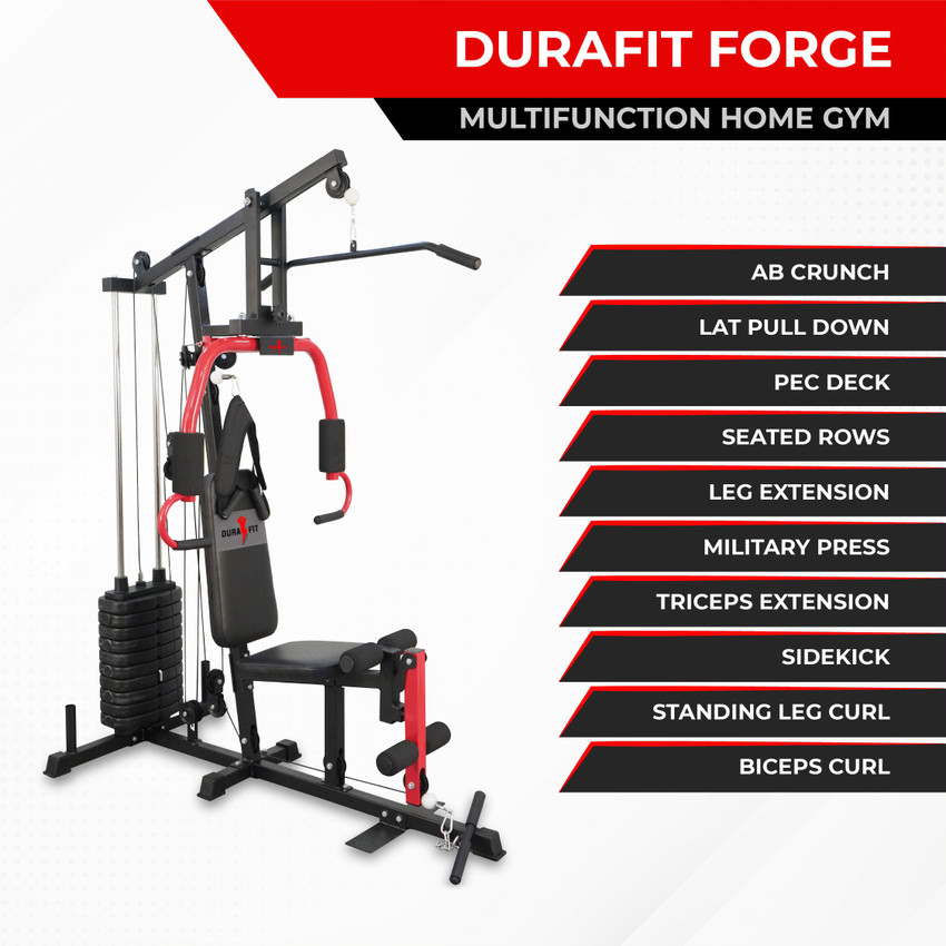 Durafit 55 kg Forge Multifunction For Full Body Workout Home Gym