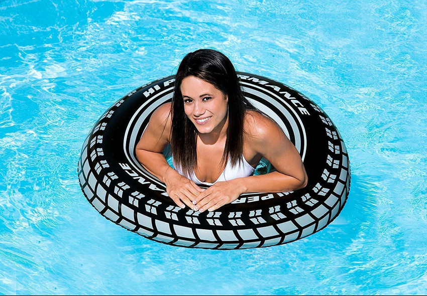 Inflatable pool shop wheel