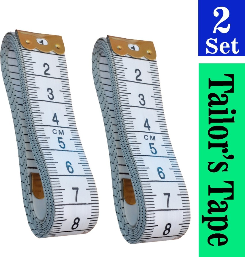 Measuring Tape 3 Pack, Tape Measure for Body Double Scale Measurement Tape  for Sewing, Body, Tailor 150 cm/60 Inch (White) 
