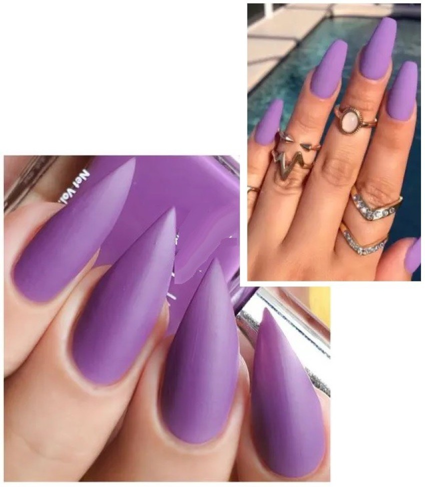 Buy Bella Matte Nail Polish Purple Color Online at Best Prices in India -  JioMart.