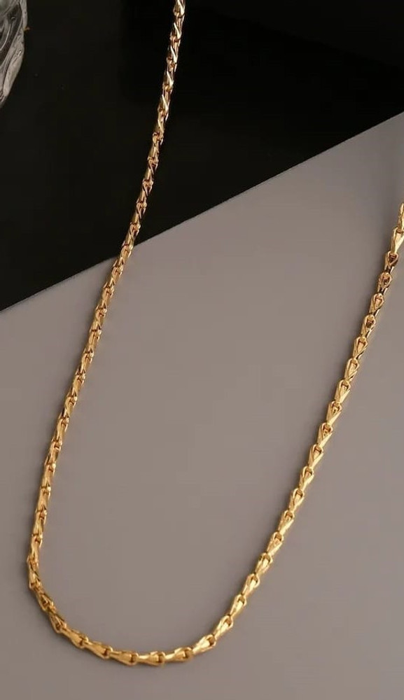 VS Fashion chennai chain Gold plated Plated Brass Chain Price in India Buy VS Fashion chennai chain Gold plated Plated Brass Chain Online at Best Prices in India Flipkart