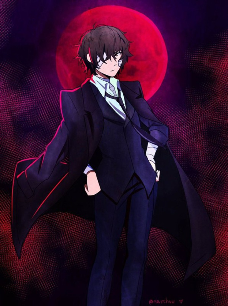 Bungou Stray Dogs Dazai Osamu Anime Series Matte Finish Poster