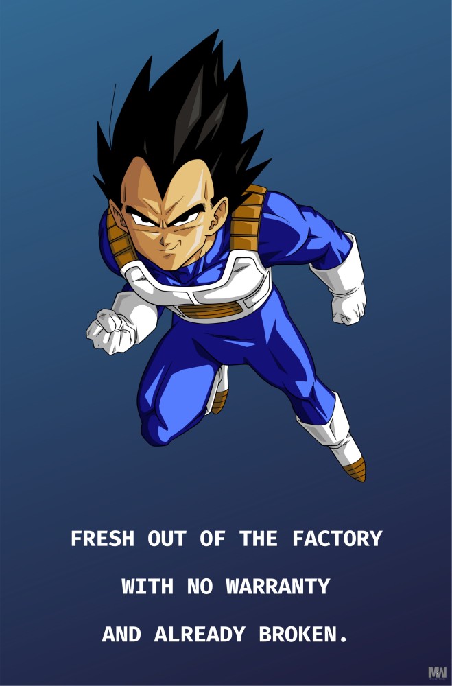 Dragon Ball Poster Freeza Destroying Planet Vegeta 12in x18in Free