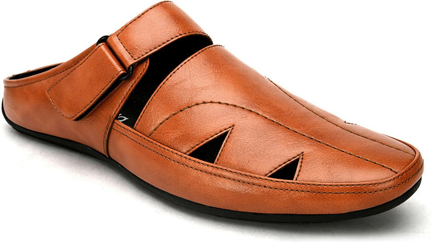 FENTACIA Men Tan Sandals Buy FENTACIA Men Tan Sandals Online at