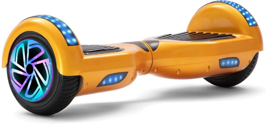 Yellow hoverboard with bluetooth hot sale