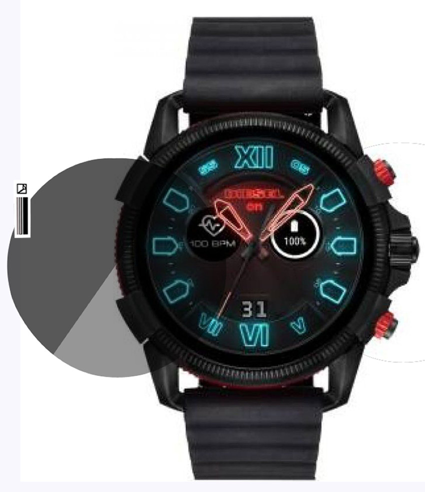 xzote Screen Guard for Diesel Full Guard 2.5 Smartwatch xzote