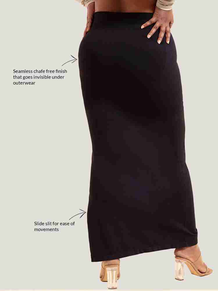NYKD Seamless Spandex Saree Shapewear for Women Petticoat/Peticote